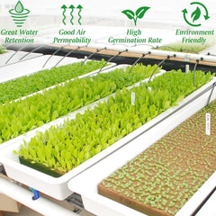 Halatool rockwool cubes in use with plants
