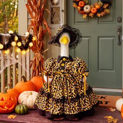 Halloween corn printed dress for porch goose costume