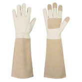 HANDLANDY pigskin leather gardening gloves front view