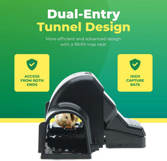 Hands-free UCatch Rat Trap set for easy use