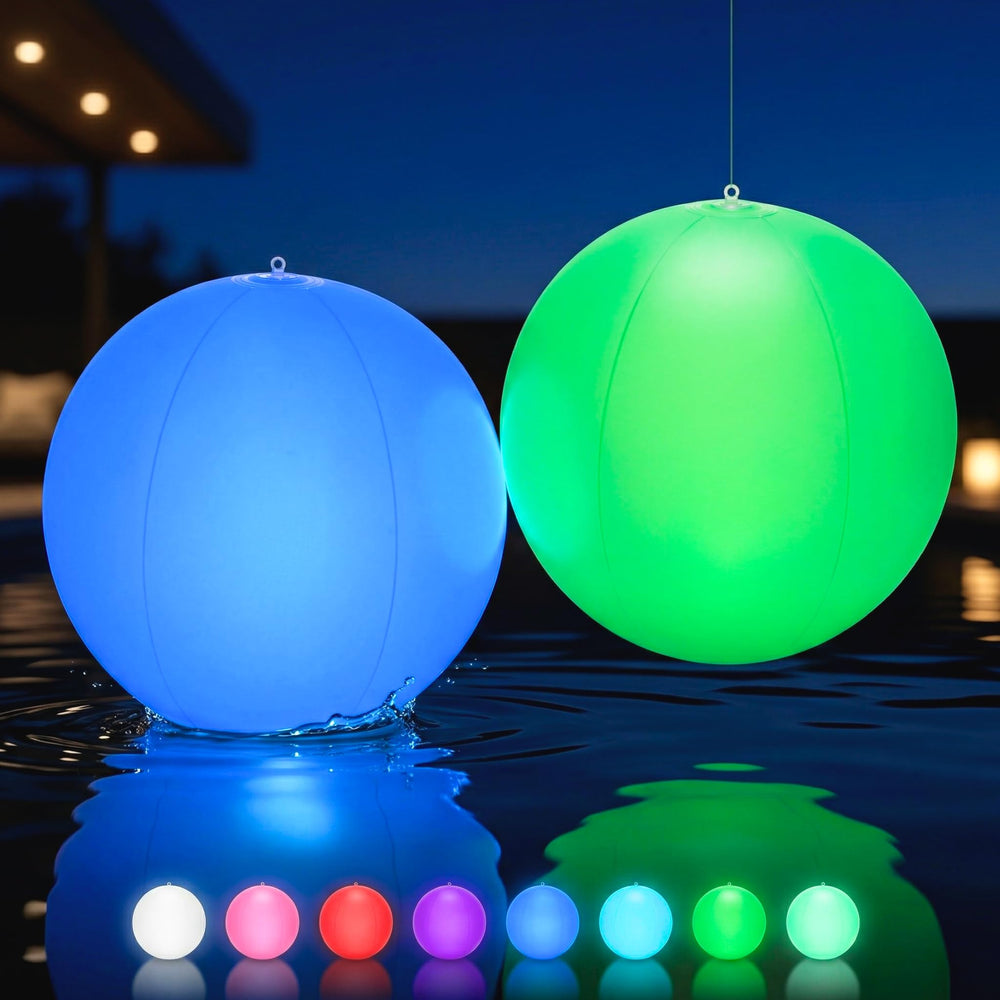 HAPIKAY Solar Floating Pool Light 14-inch in multiple colours