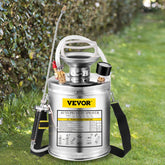 Happybuy 1 Gallon Stainless Steel Pump Sprayer front view