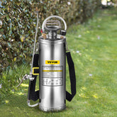 Happybuy 3 Gallon Stainless Steel Sprayer with adjustable nozzle