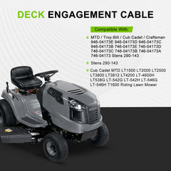 Harbot 946-04173E Deck Engagement Cable back view