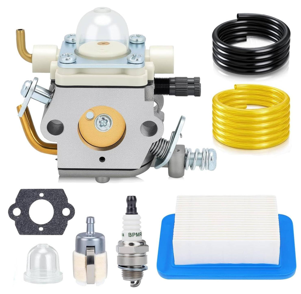 Harbot C1M-K77 carburetor front view with attached components