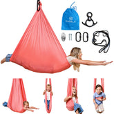 Harkla Sensory Swing front view in pink