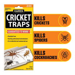 HARRIS Cricket Glue Trap placed discreetly under furniture
