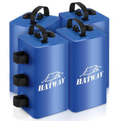 Hatway Canopy Weights Set of 4 in blue, front view