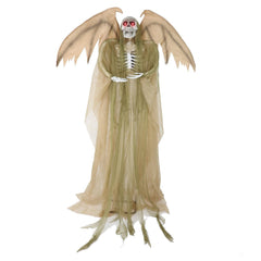 Haunted Hill Farm Life-Size Animatronic Scary Reaper front view