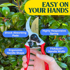 Haus & Garten pruning shears in a gardening setting