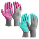 HAUSHOF Garden Working Gloves front view in green