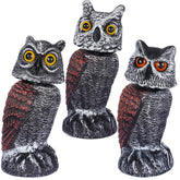 Hausse 3 Pack Horned Owl Decoy front view