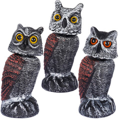 Hausse 3 Pack Horned Owl Decoy front view