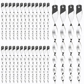 Hausse 30 Pack Bird Deterrents shiny silver reflective rods front view