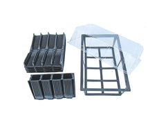 Haxnicks Rootrainers with lid creating a mini-greenhouse effect
