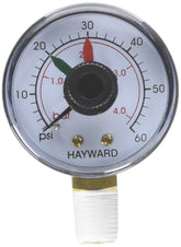 Hayward ECX271261 boxed pressure gauge front view with dial