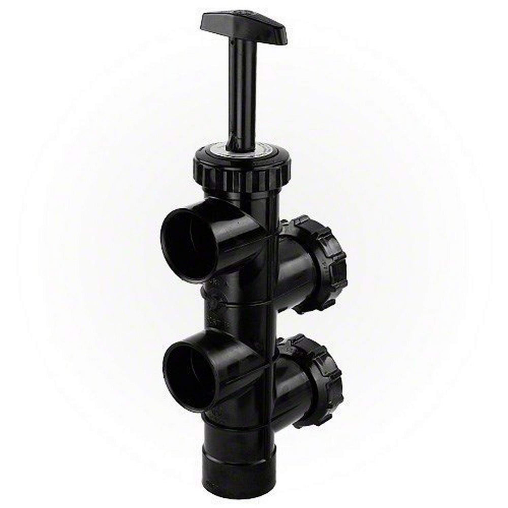 Hayward Micro-Clear Slide Valve Assembly front view showing 2-inch pipe fittings