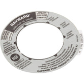 Hayward Multiport Valve Position Label SPX0714G beige decal front view
