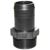 Hayward SPX1091Z2 Hose Male Insert Adapter, black, front view