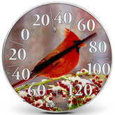 Headwind EZREAD 12.5-inch Hanging Dial Thermometer in Winter Cardinal colour