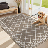 HEBE Door Mat 32x48 coffee colour front view