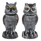 Hedoc 2 Pack Owl Decoys brown colour front view