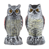 Hedoc Owl Decoy front view with vivid colours and realistic features