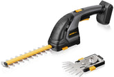 HEINPRO Cordless Hedge Trimmer front view with grass shear blade