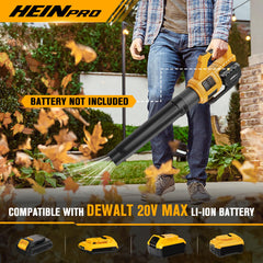 HEINPRO Leaf Blower side view showing ergonomic handle