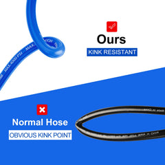 Heliwoo Pressure Washer Hose 25FT showcasing flexibility