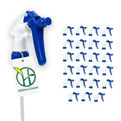 Heluva Green spray nozzle replacement top in blue, front view