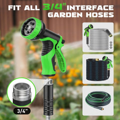 Heyakso Garden Hose Nozzle with ergonomic grip