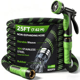 HEYRSUN 25 FT non-expandable garden hose front view
