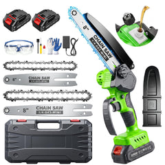 Hguptgw Mini Chainsaw cordless with 8-inch guide bar