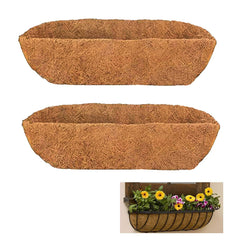 HHTHH 30-inch brown coco liner front view