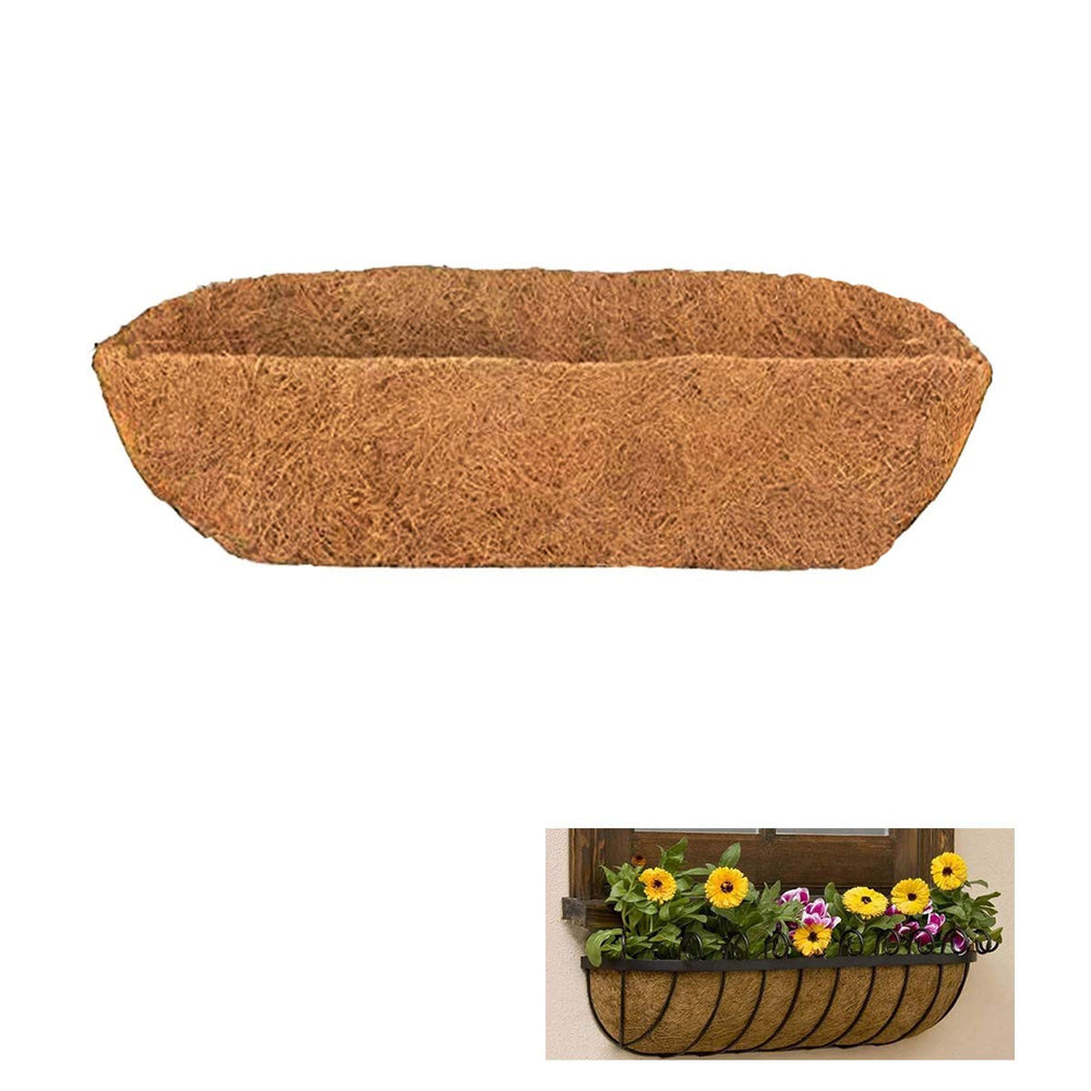 HHTHH 48 inch Coco Liner front view showing natural coconut fiber