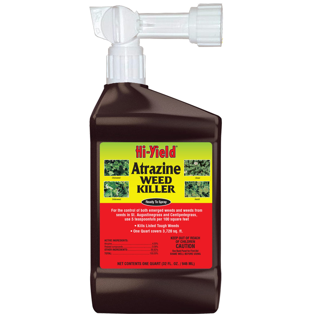 Hi-Yield Atrazine Weed Killer 32 oz ready-to-spray bottle front view