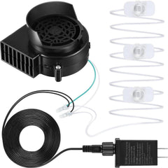 Hiboom Replacement Fan Blower front view with adapter