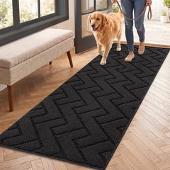 hicorfe Dirt Trapper Indoor Doormat 20"x59" charcoal front view