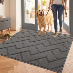 hicorfe door mat grey 32x40 front view