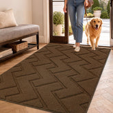 hicorfe doormat front view in dark brown