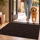 hicorfe Indoor Doormat coffee colour front view
