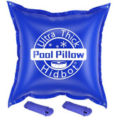 Hidbot 4' x 4' pool pillow blue colour front view