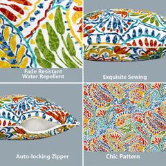 Hidden zipper detail on LVTXIII Outdoor Lumbar Pillow Cover