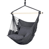 Highwild Hammock Chair Swing grey model with two seat cushions