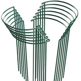 HiGift 12 Pack Plant Support Stakes in Green, front view