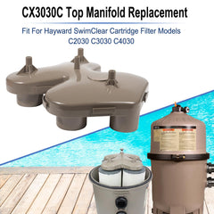 Hihitomorrow CX3030C top manifold side view with connections