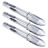 HINMAY 9-inch stainless steel serving tongs front view