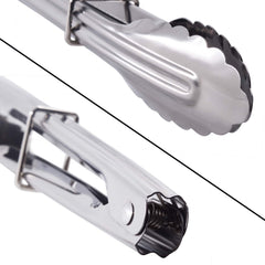 HINMAY Mini Tongs set displayed on a kitchen counter
