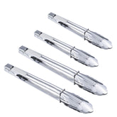 HINMAY stainless steel food tongs set, 4-piece, 9-inch and 12-inch